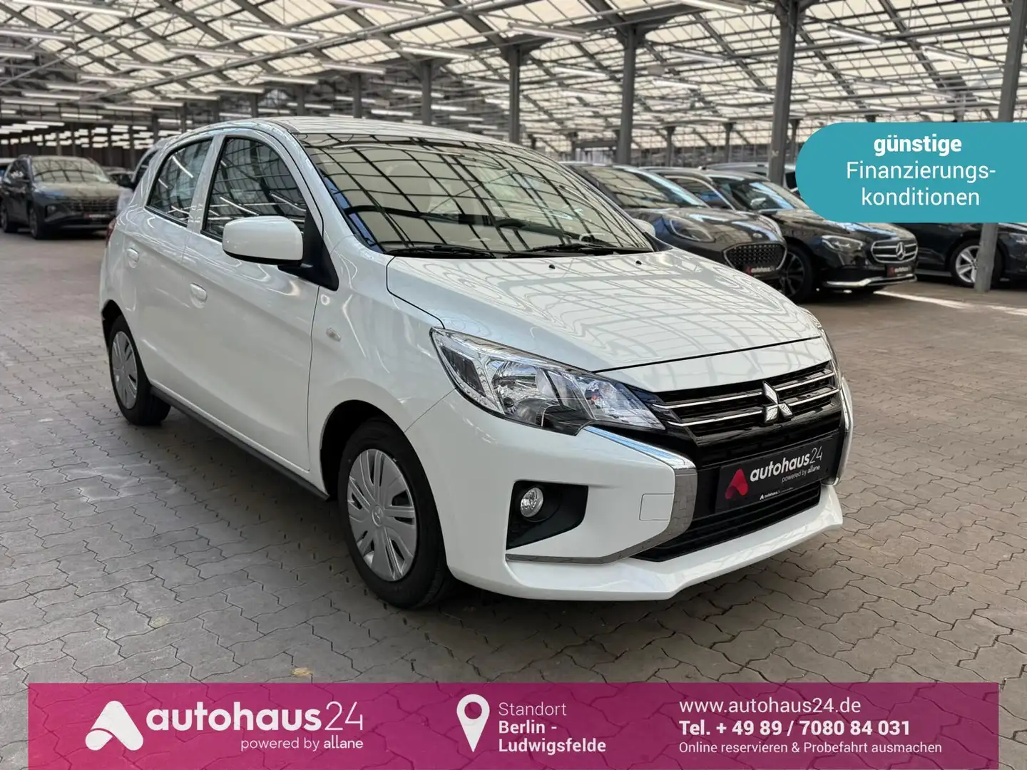 Mitsubishi Space Star 1.2 Select   Bluetooth|Klimaanlage Weiß - 1