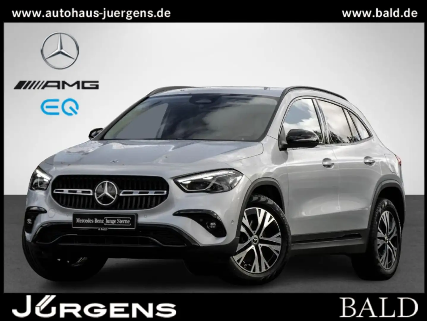 Mercedes-Benz GLA 200 d Progressive/Night/Totw/MBeam/Cam/LED Argent - 1