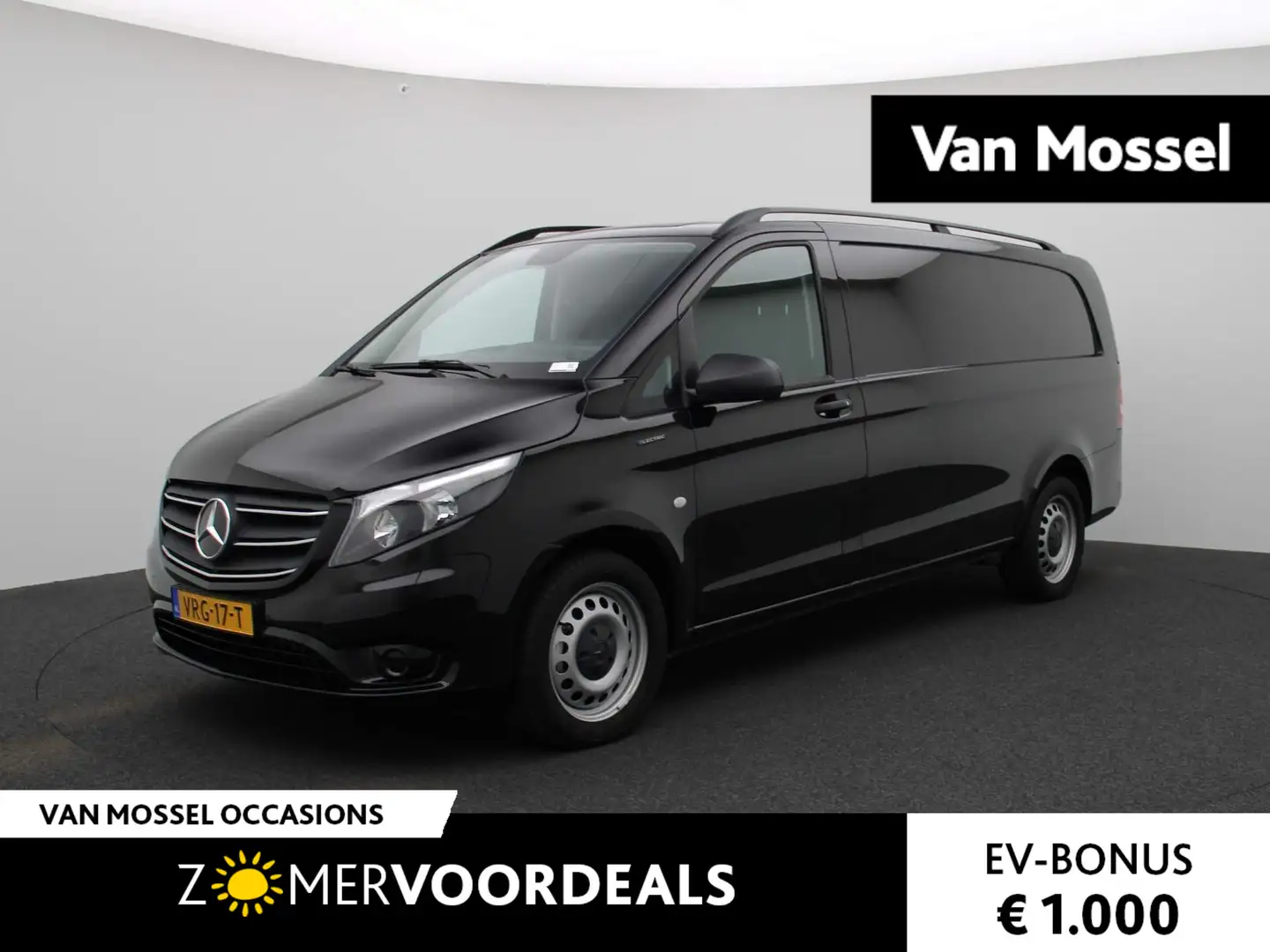 Mercedes-Benz Vito eVito Extra Lang 66 kWh | Airco | PDC V+A | Zijsch Noir - 1