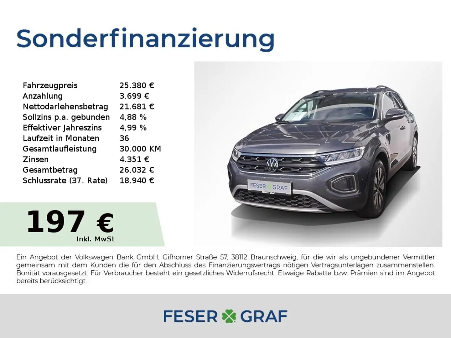 Volkswagen T-Roc MOVE 1.5TSI Park Assist GJR V-Cockpit 17" Gris - 1