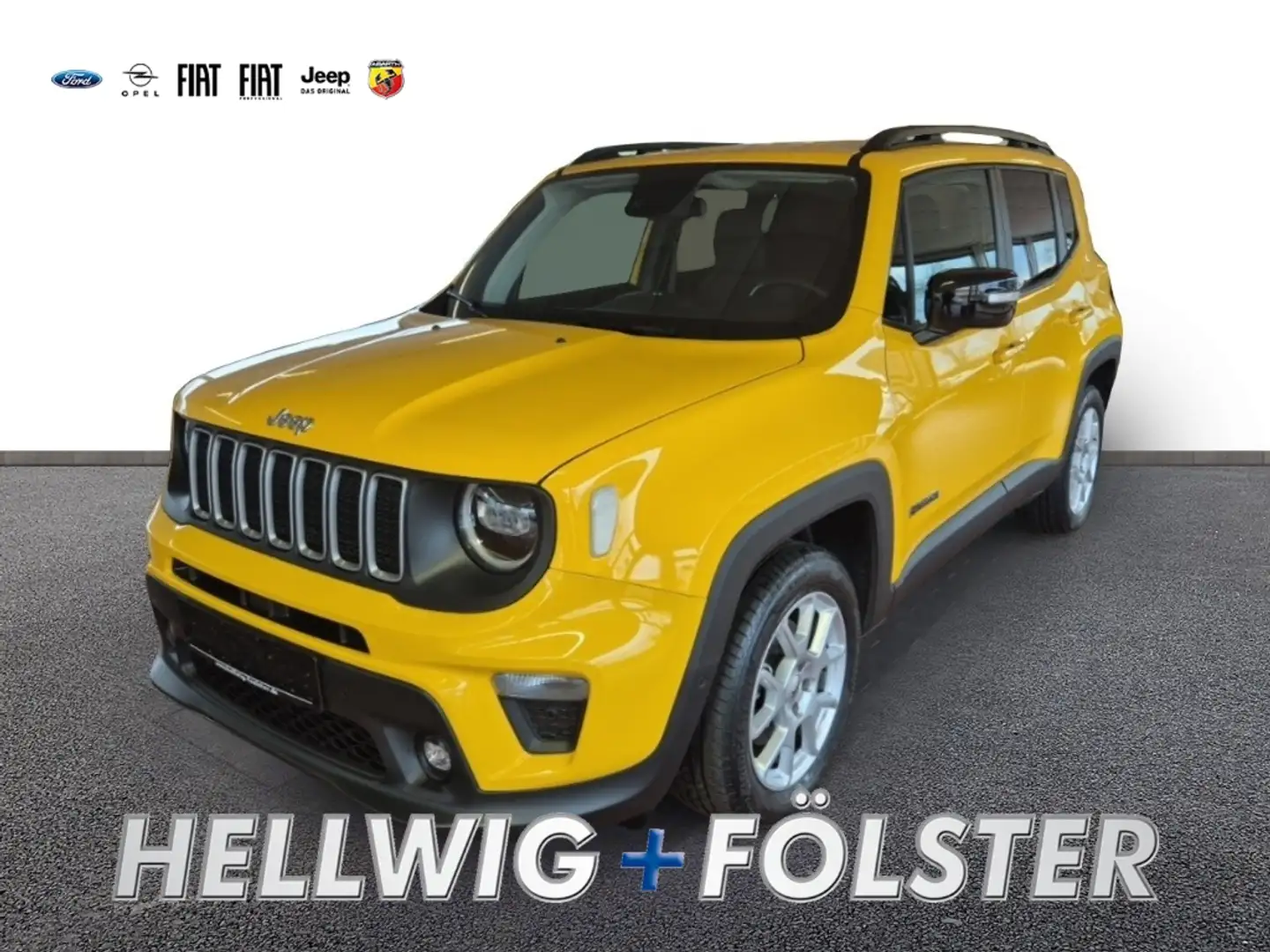 Jeep Renegade Longitude Mild-Hybrid AT Shz Navi Leder Gelb - 1