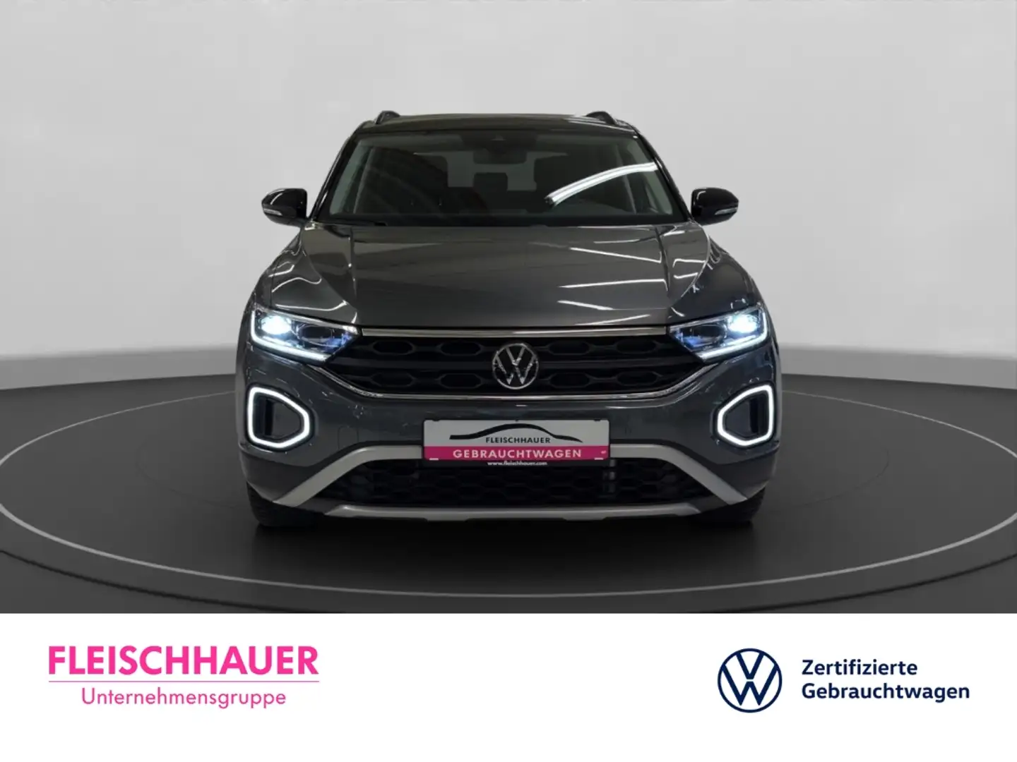 Volkswagen T-Roc Goal 2.0 TDI DSG+Navi+LED+AHK+Kamera+App-connect Grau - 2