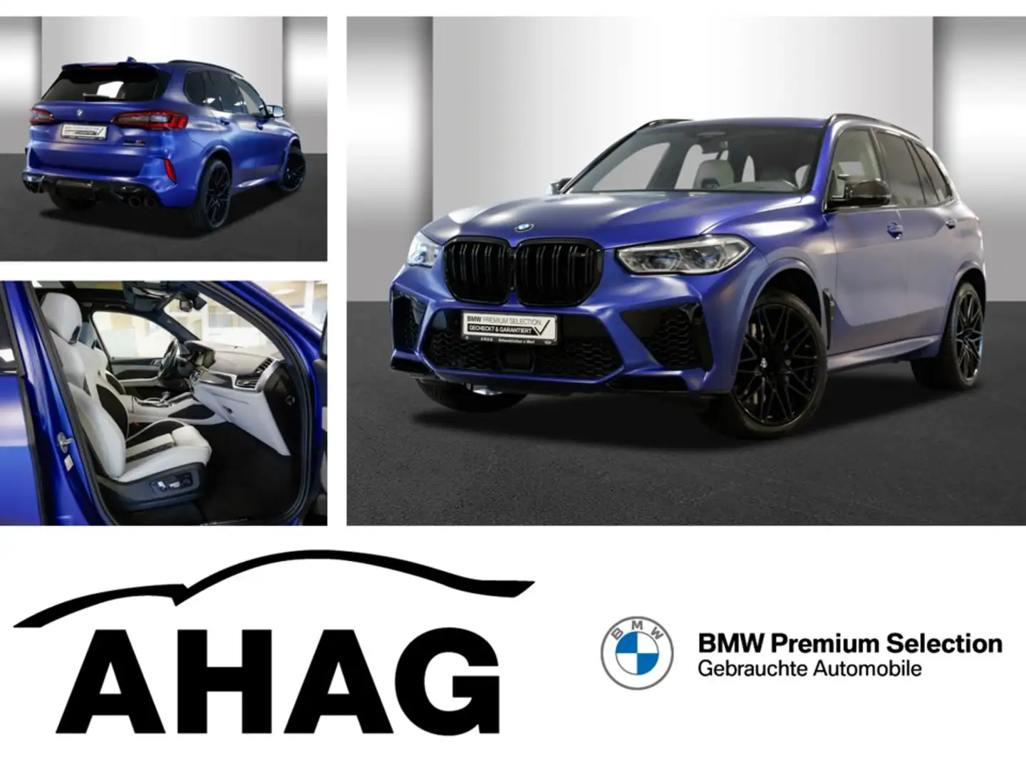 BMW X5 M Competition Competition Paket Panorama AHK Blauw - 1