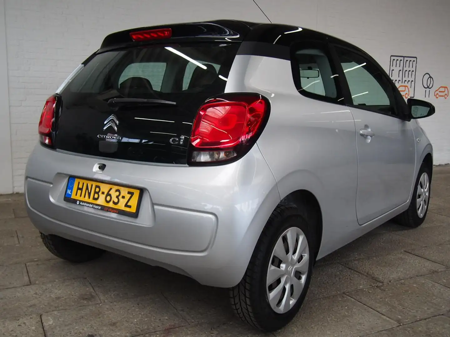 Citroen C1 1.0 e-VTi Style Edition (APK:Nieuw) Incl.Garantie Grey - 2
