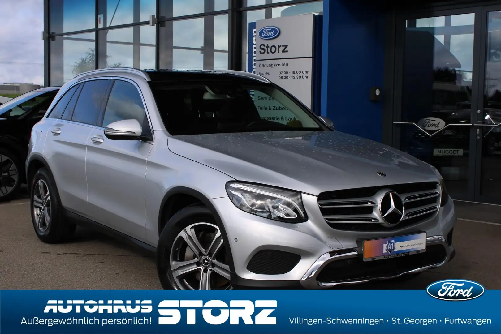 Mercedes-Benz GLC 350 d 4Matic ALLRAD|AUTOMATIK|AHK SCHWENKBAR|PANO-DACH Argent - 1