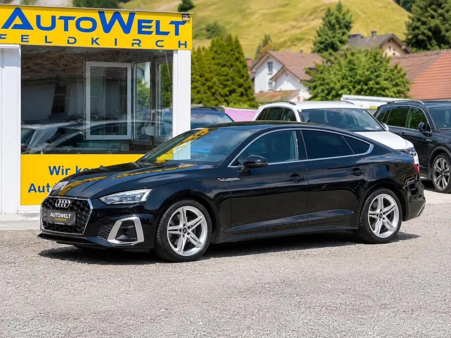 Audi A5 35 TDI S line AUTOMATIK SPORTBACK *NAVI *CHROM Schwarz - 1