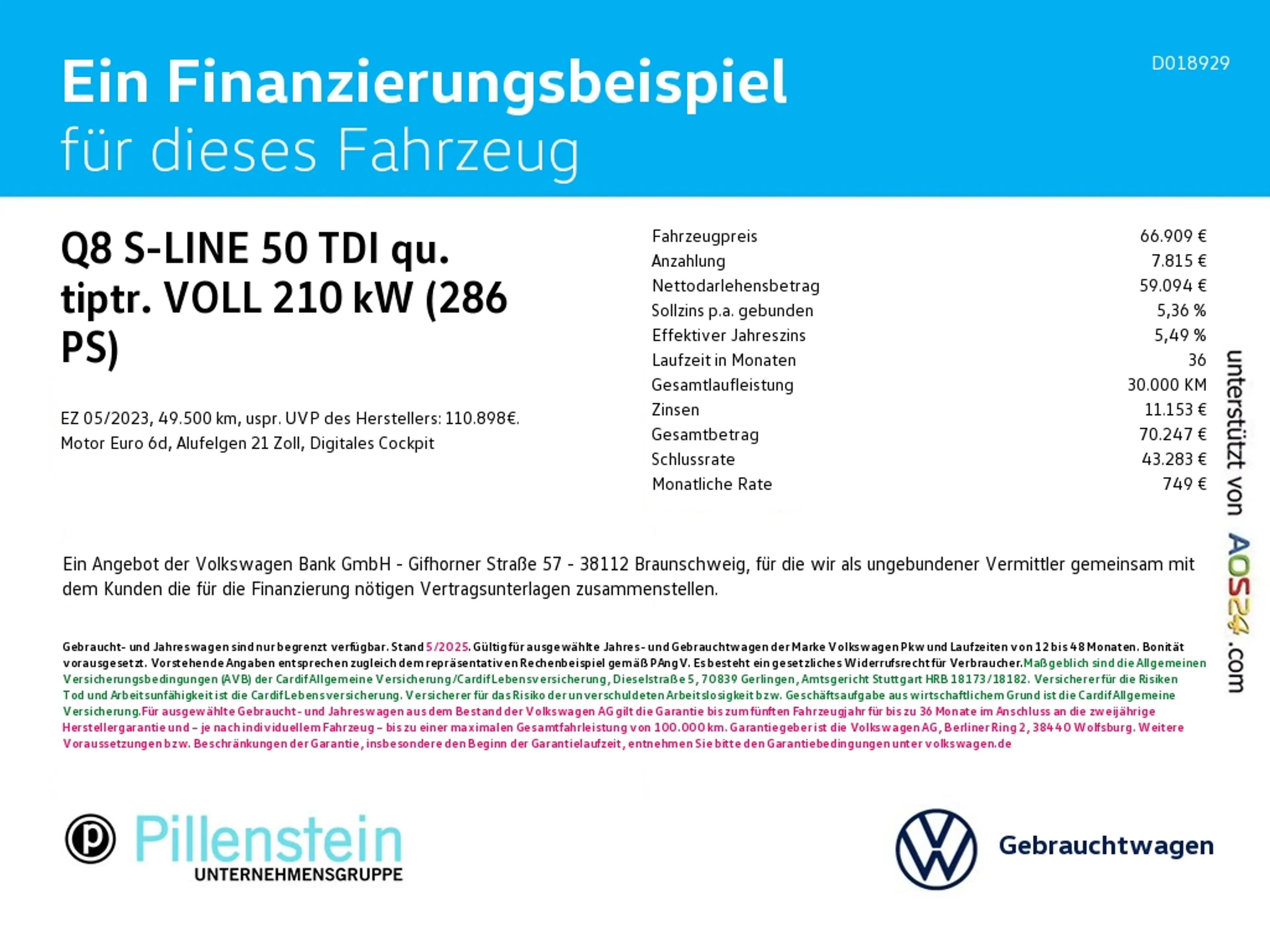 Audi Q8 S-LINE 50 TDI qu. tiptr. VOLL MATRIX AHK STANDH — photo 2