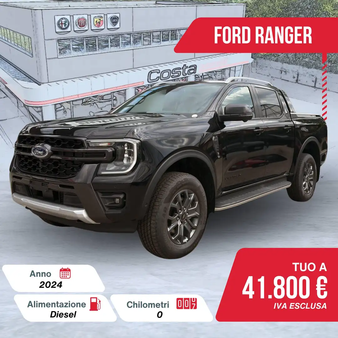 Ford Ranger Ranger 2.0 ECOBLUE aut. 205 CV DC Wildtrak 5 posti Blu/Azzurro - 1