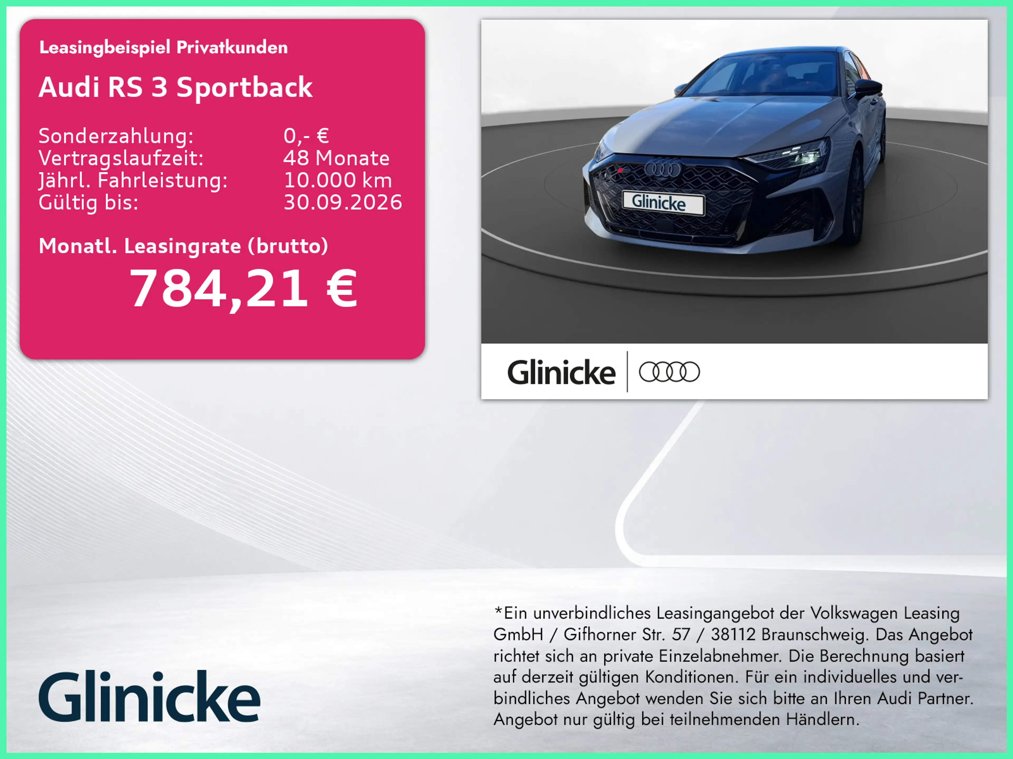 Audi RS3 Sportback 294 kW S tronic