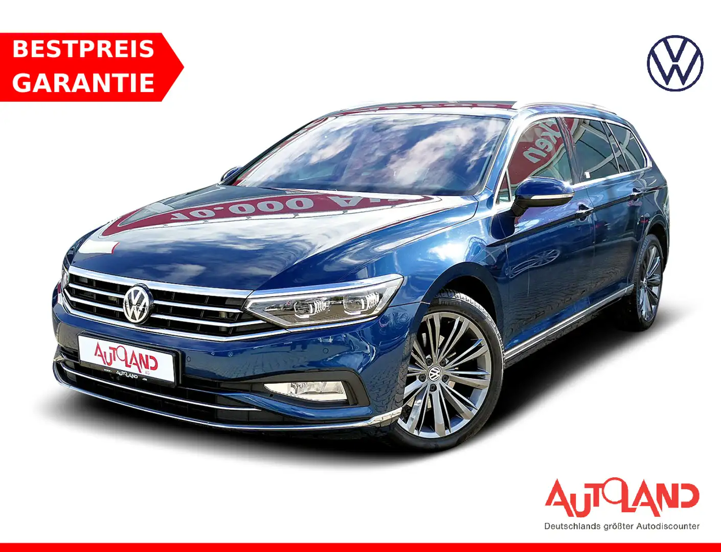 Volkswagen Passat Variant 2.0 Elegance DSG LED Navi Head-Up Bleu - 1