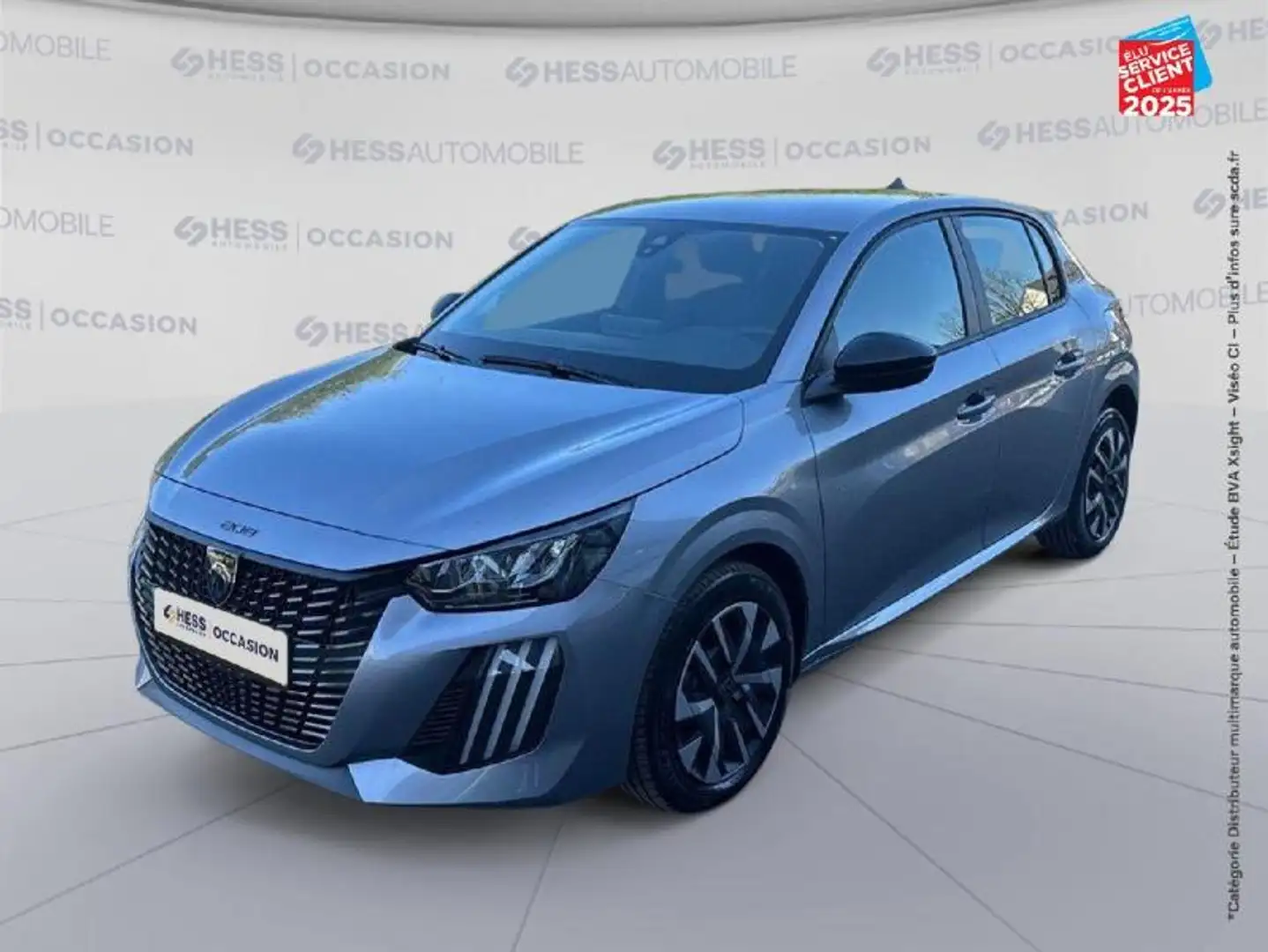 Peugeot 208 1.2 Hybrid 100ch Style e-DCS6 Gris - 1