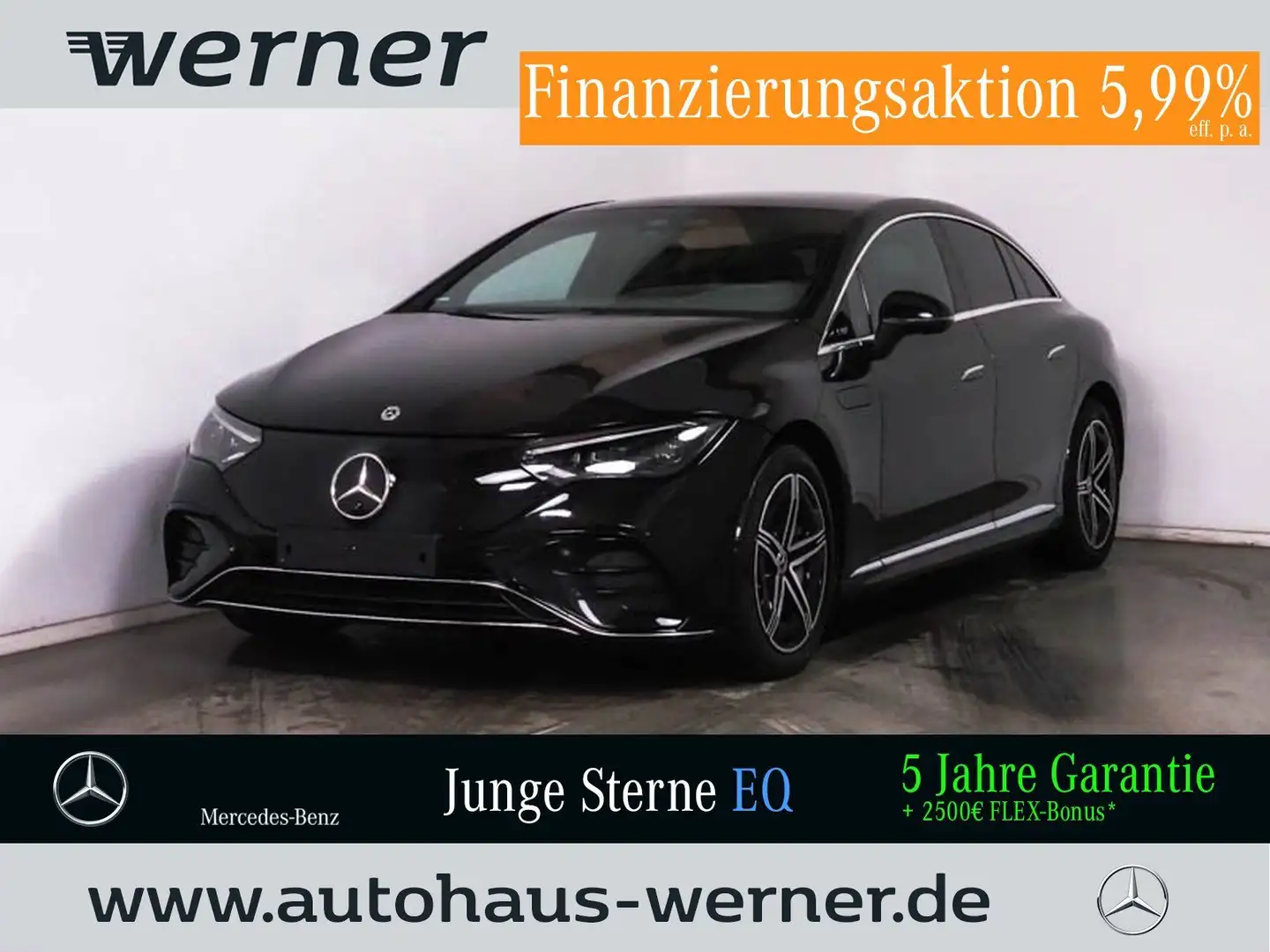 Mercedes-Benz EQE 500 4M AMG-PREMIUM "HYPERSCREEN" PANO WINTER Noir - 1