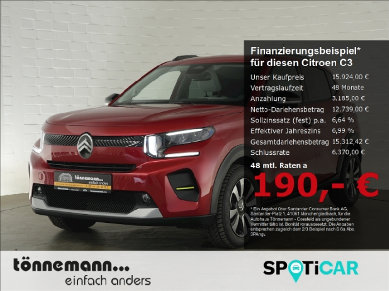 Citroen C3 MAX+NAVI+RÜCKFAHRKAMERA+SITZ-/LENKRADHEIZUNG+LED-S