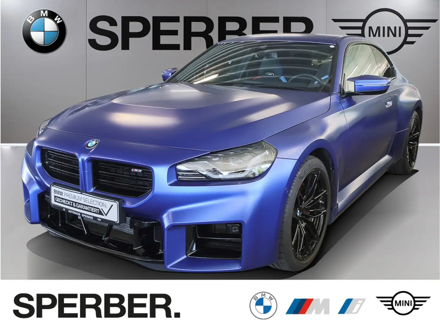 BMW M2 Coupé, LC-Prof., Driv-Ass, Park-Ass, Keyless, HUD, Blau - 1