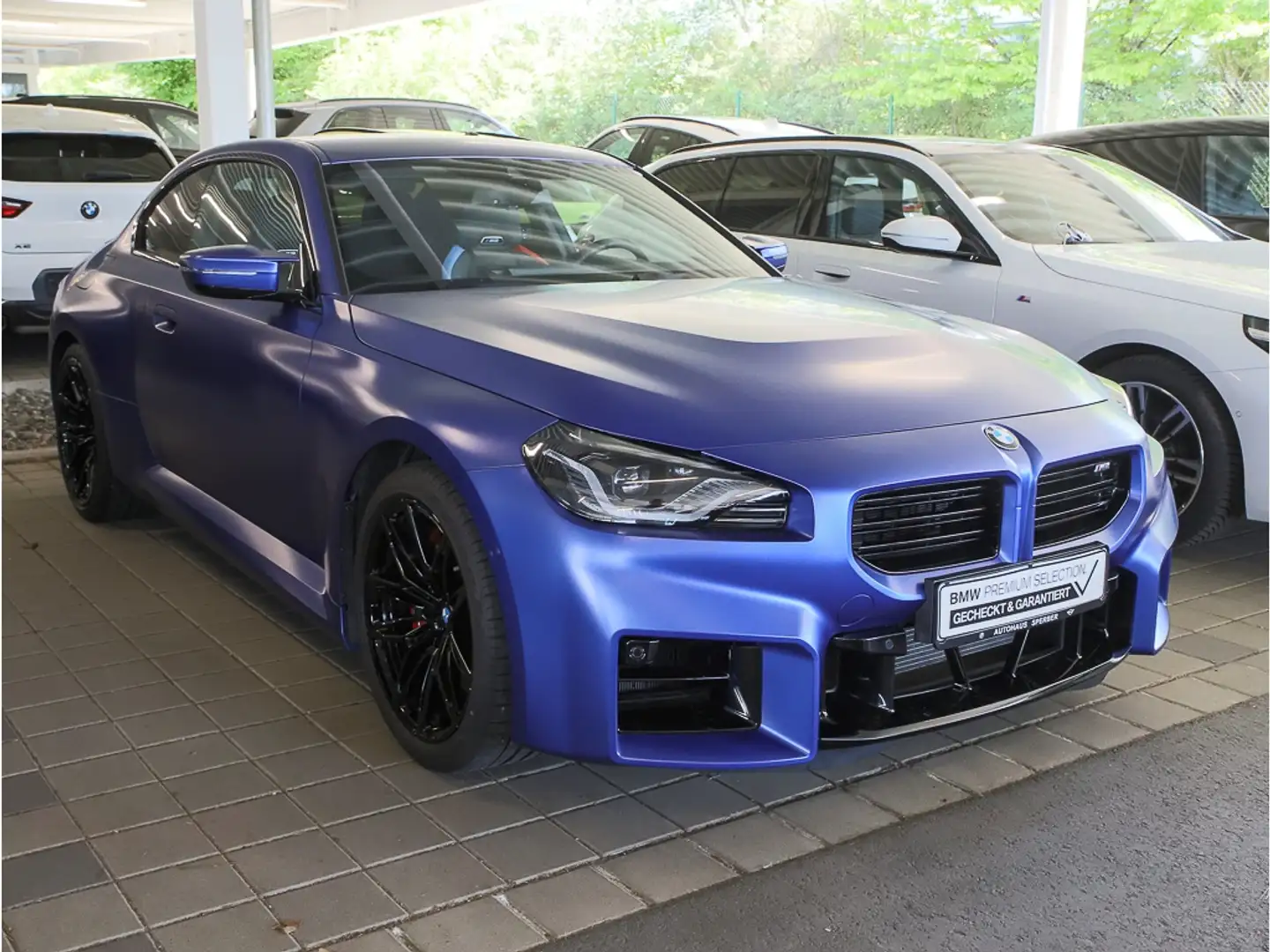 BMW M2 Coupé, LC-Prof., Driv-Ass, Park-Ass, Keyless, HUD, Blau - 2