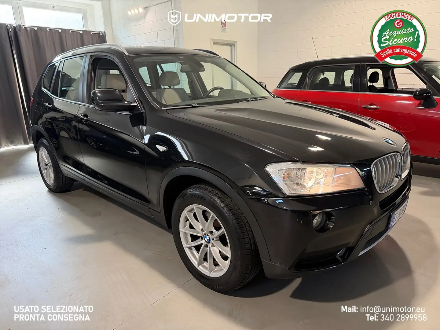 BMW X3 F25 Eletta xDrive20d 184cv Automatica Noir - 1