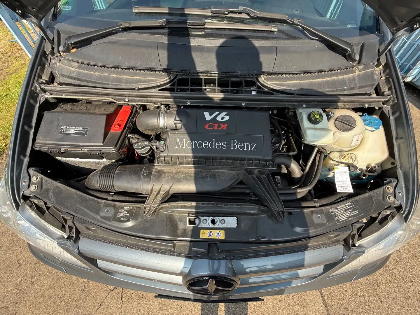 Mercedes-Benz Vito Mixto 122 CDI Extra lang V6 XENON NAVI AHK Grijs - 2