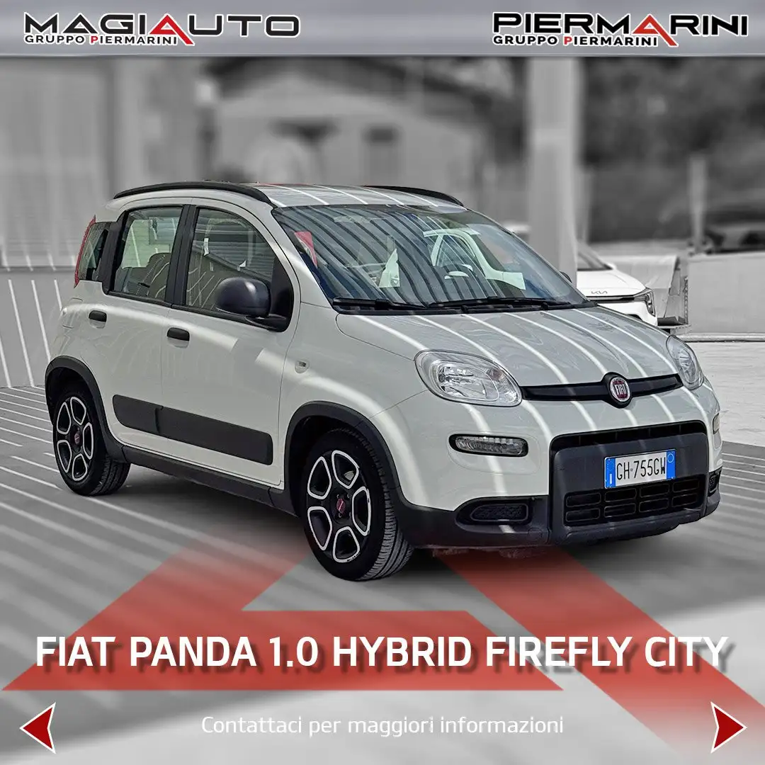 Fiat Panda Panda 1.0 FireFly S&S Hybrid City Life Blanc - 1
