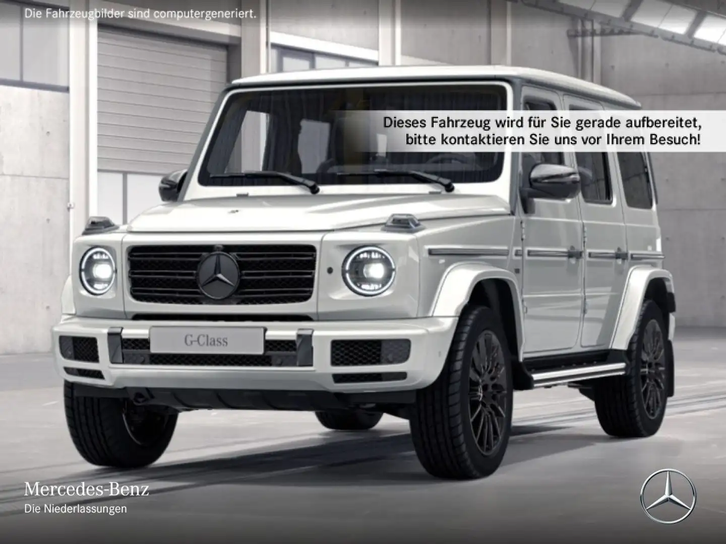 Mercedes-Benz G 500 GSD+360+AHK+MULTIBEAM+STHZG+FAHRASS+20"+TV Weiß - 2