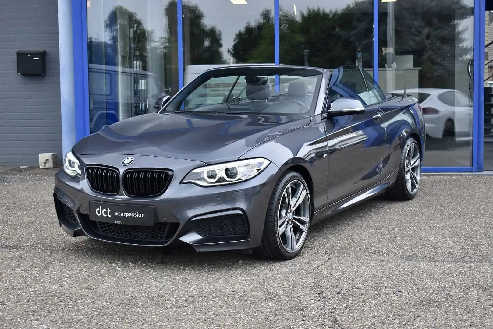 BMW 218 Cabrio iA M Sport Navi LED Park assist Heated seat Gris - 1