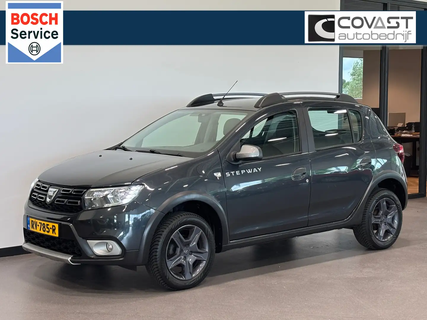 Dacia Sandero 0.9 TCe SL Stepway Airco|Navigatie|Trekhaak|Parkee Grijs - 1