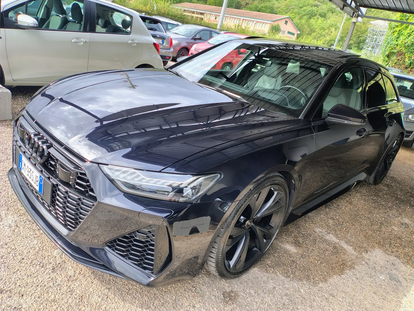 Audi RS6 A6 Avant Avant 4.0 mhev quattro tiptronic STUPENDA Zwart - 1
