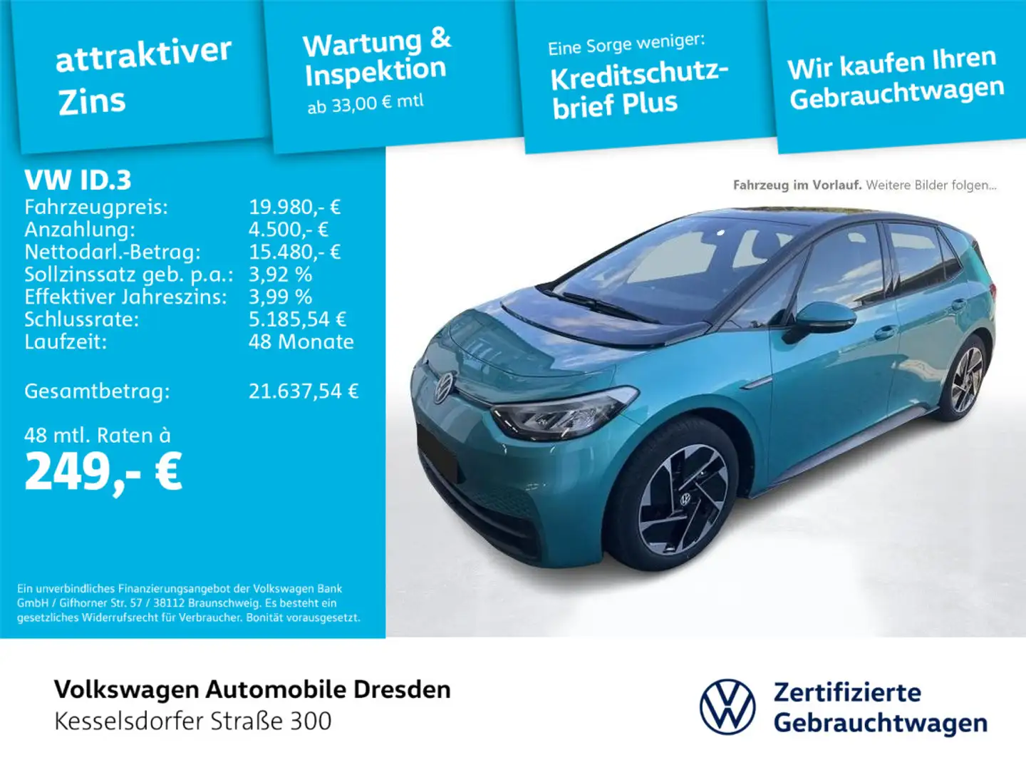 Volkswagen ID.3 City Grün - 1