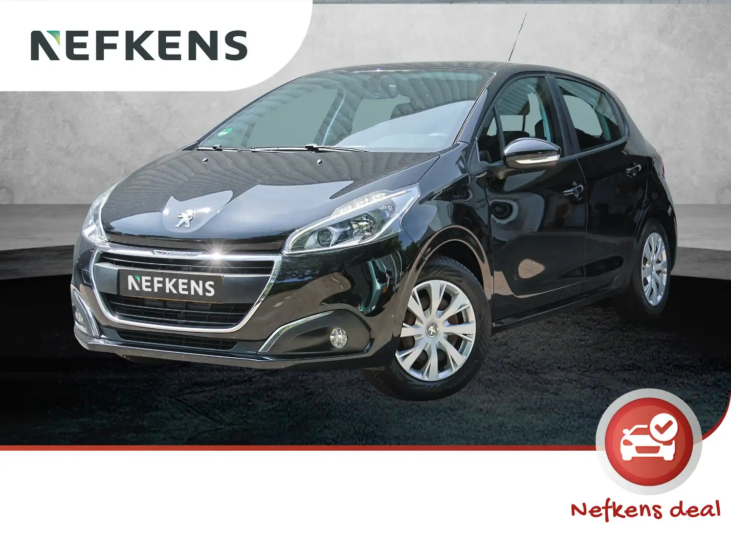 Peugeot 208 1.2 PureTech Blue Lion | Navigatie | Parkeersensor Zwart - 1
