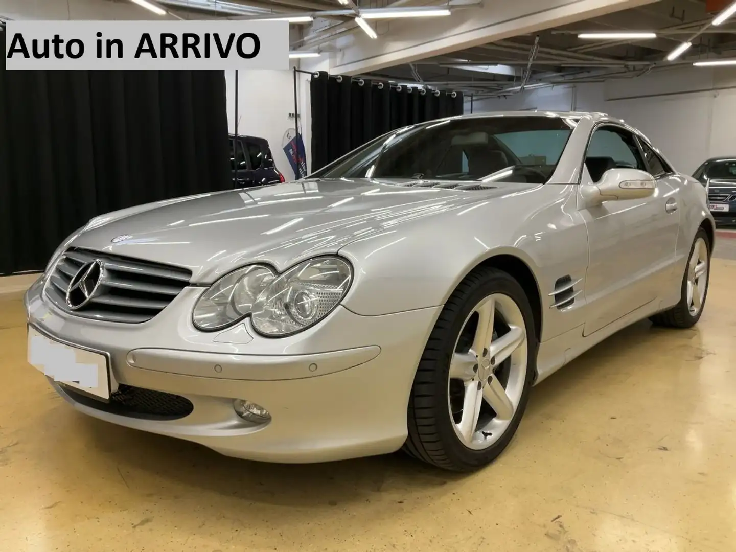 Mercedes-Benz SL 500 SL 500 V8-ASI-Full Service-Top Codnizion Plateado - 1