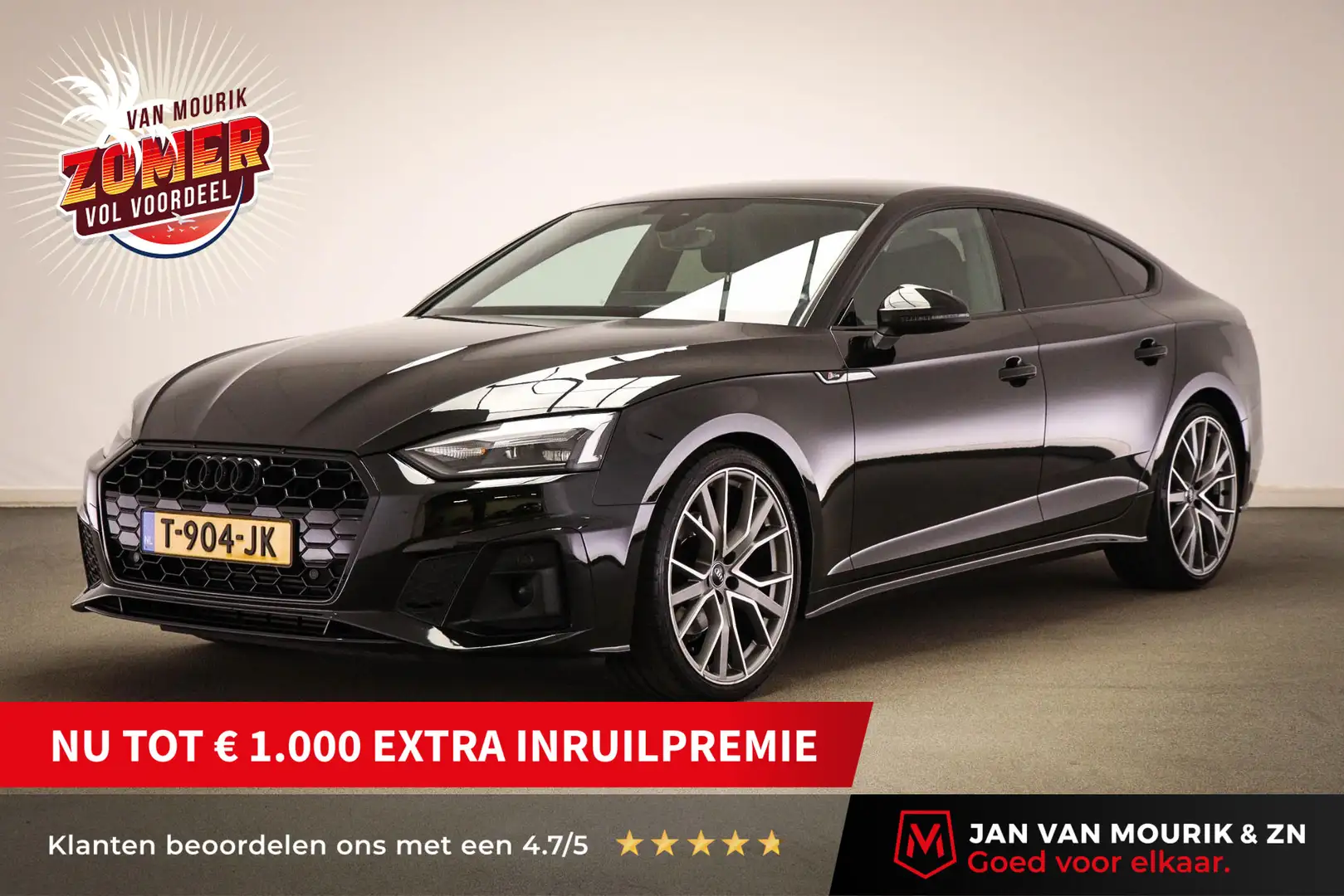 Audi A5 Sportback 40 TFSI Launch edition Sport | HALF LEDE Zwart - 1
