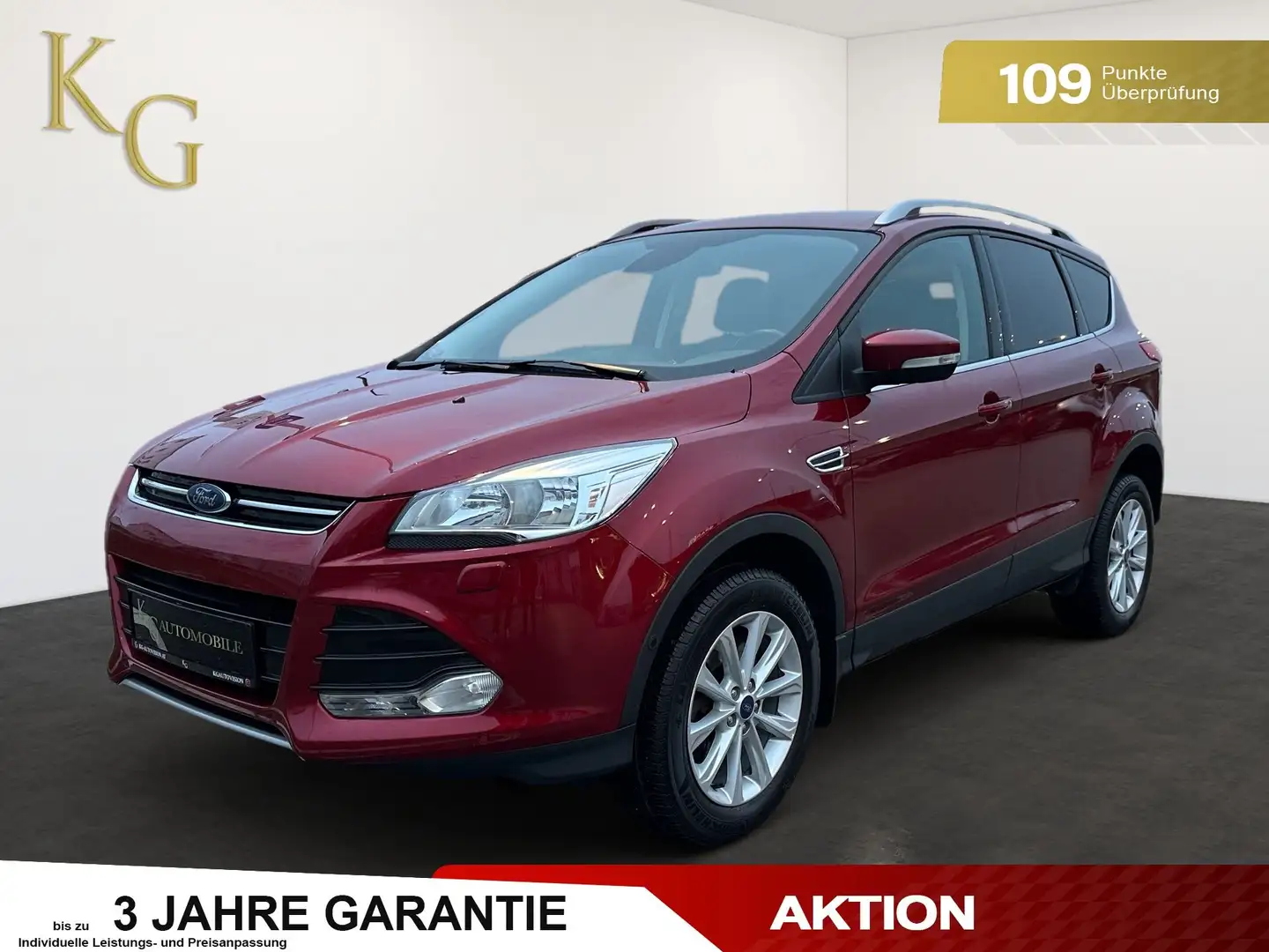 Ford Kuga 2,0l TDCi Titanium ab ca. 137€ monatlich Rot - 1