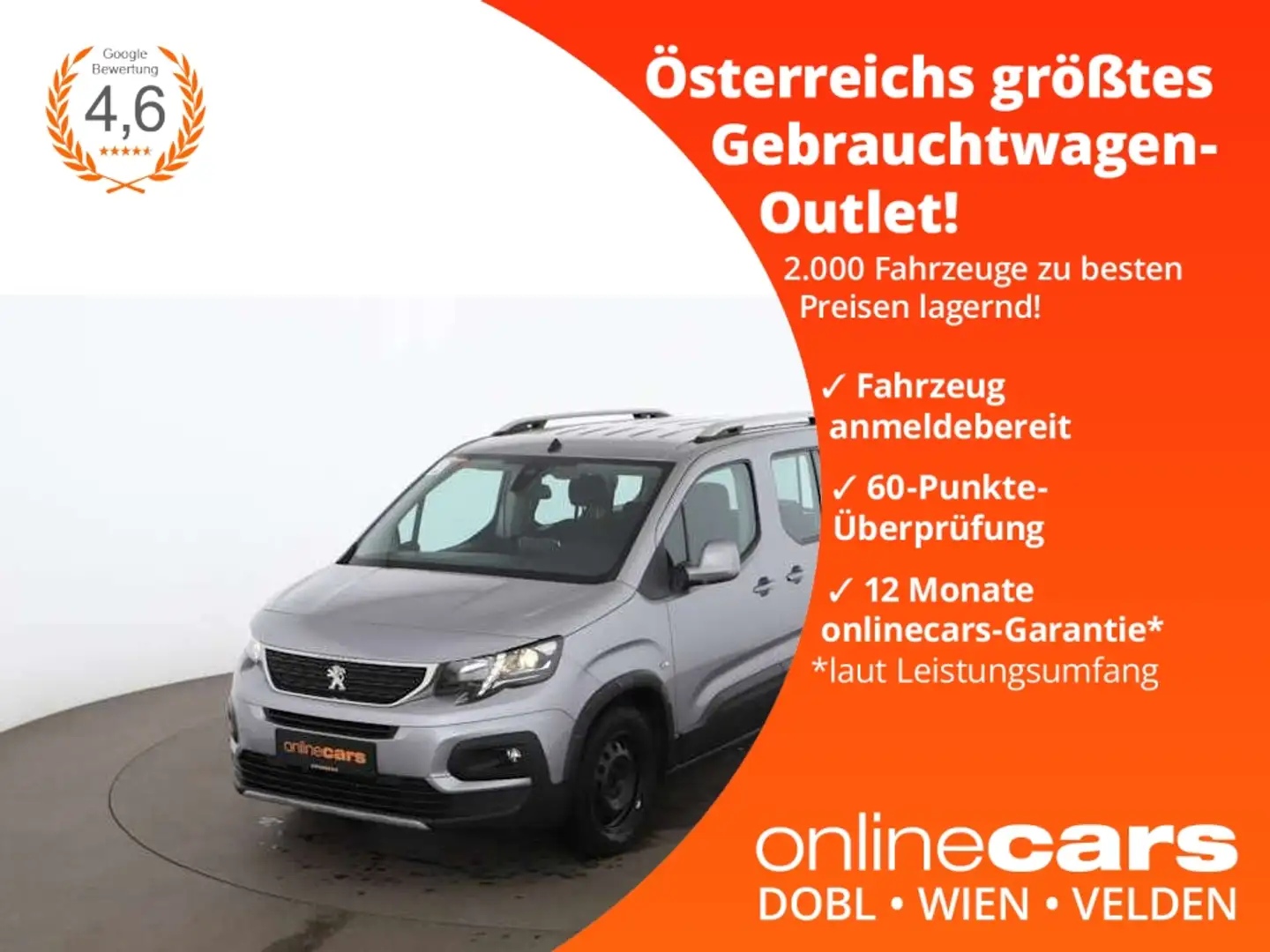 Peugeot Rifter 1.5 BlueHDi 130 L1 Allure SITZHZG TEMP PDC Gri - 1