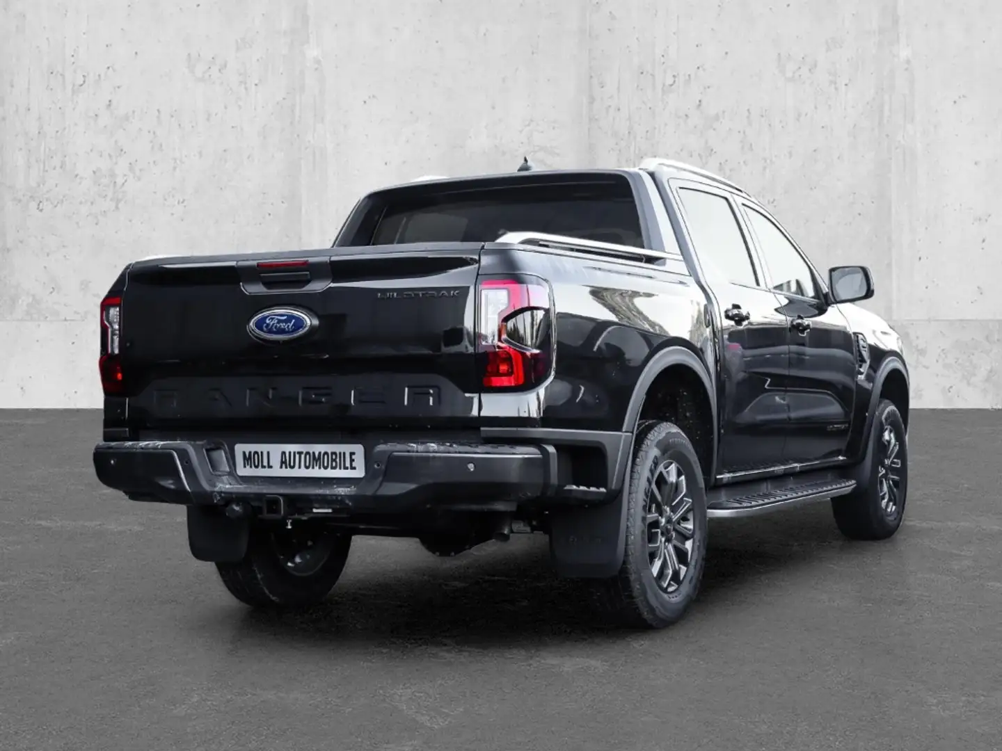 Ford Ranger Wildtrak 3.0l 240PS e-4WD Doka el. Rollo Techno 52 Schwarz - 2