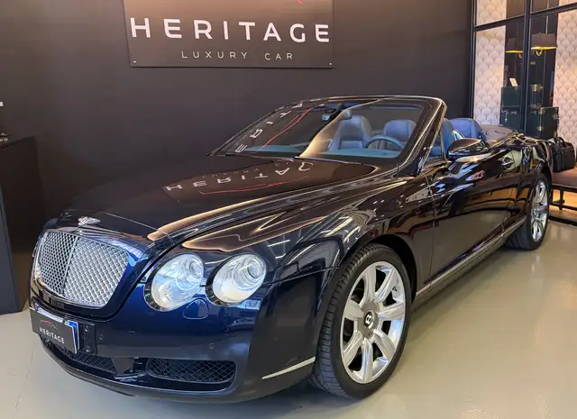 Bentley Continental GTC Full / Blu / Pelle Blu/ Capotta Blu