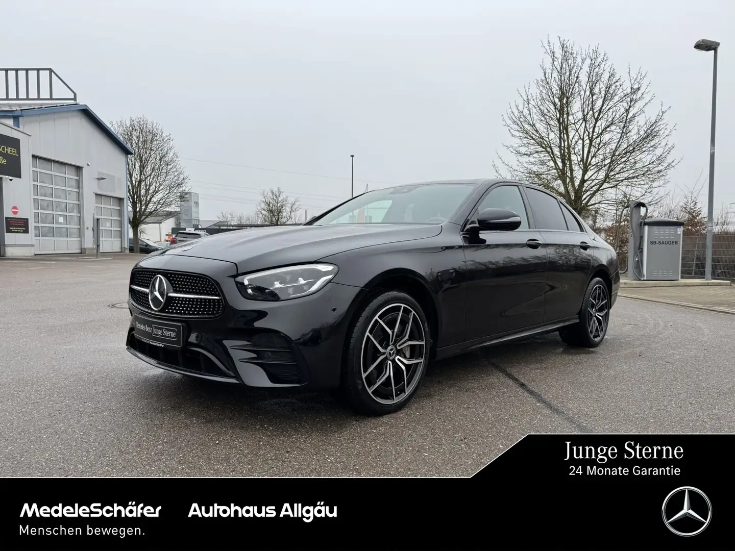 Mercedes-Benz E 300 E 300 de 4MATIC AMG Night LED Kam MBUXHigh Busin Schwarz - 1
