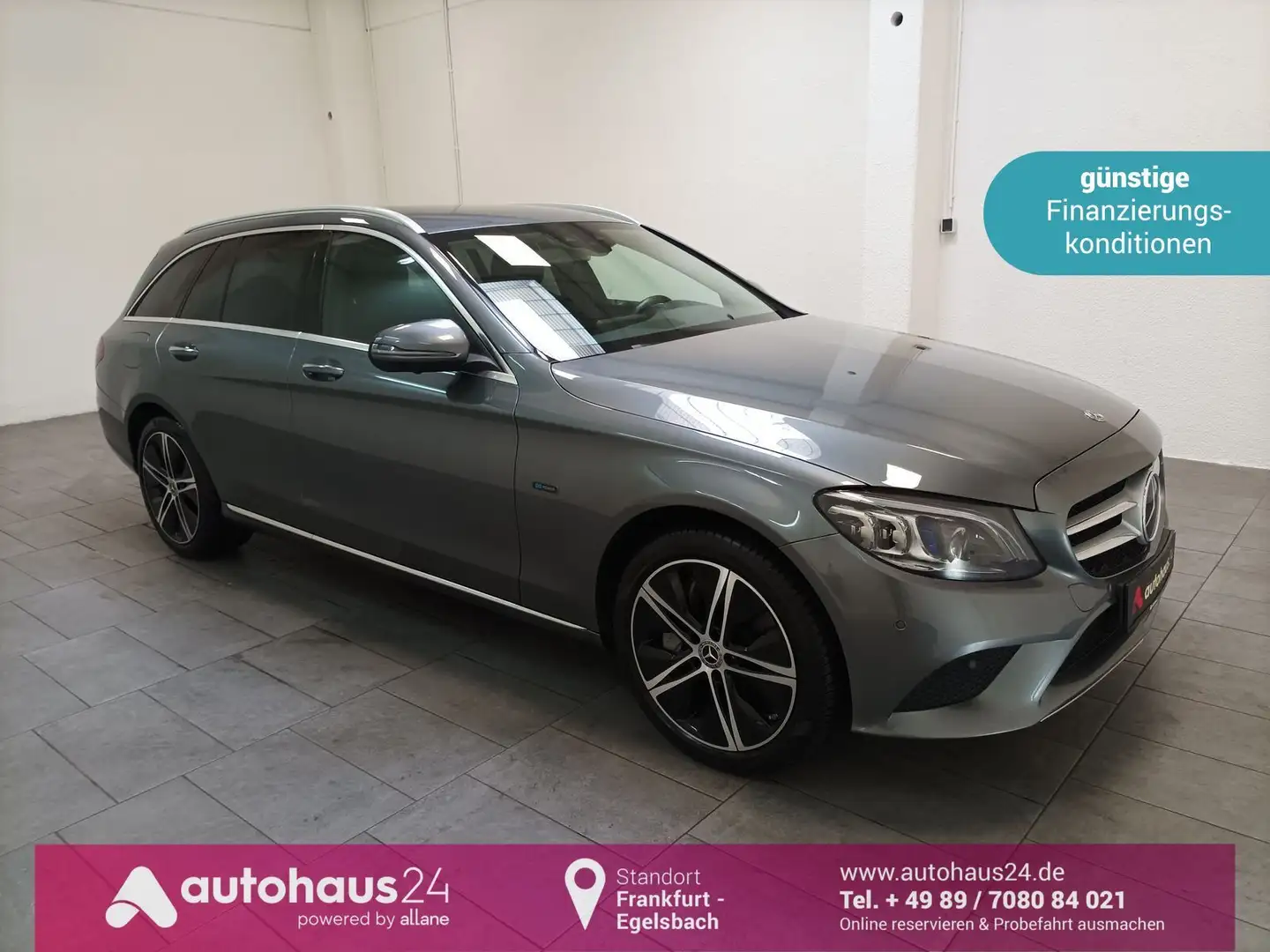 Mercedes-Benz C 300 e T Avantgarde Navi|HUD|Keyless|DAB Grau - 1