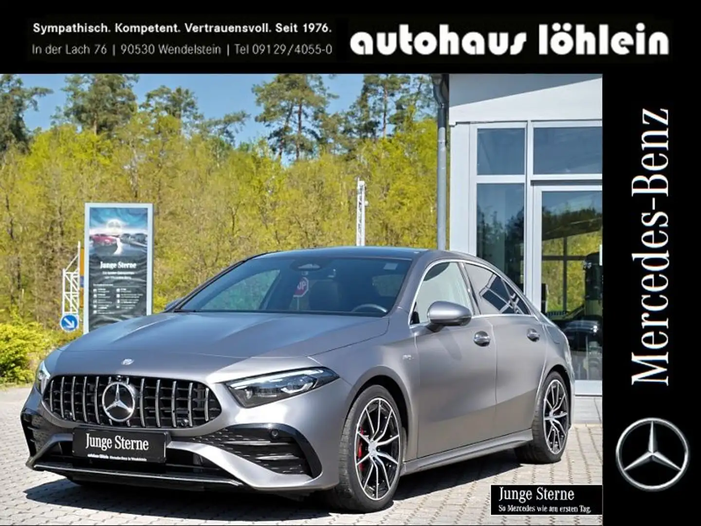 Mercedes-Benz A 35 AMG A 35 4M AMG LIMO MAGNO+STHZG+PANO+AHK+360*+AMBIE Grau - 1