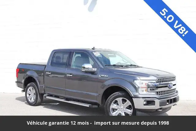 Ford Lariat Ethanol 5.0L SuperCrew 4x4 Tout compris hors homologation 4500e