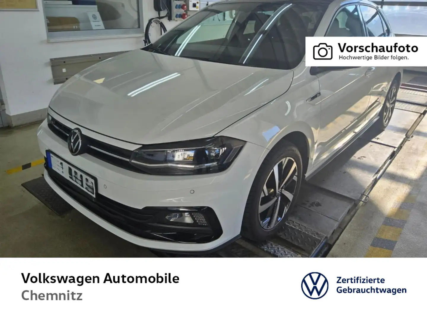 Volkswagen Polo 1.0 TSI Highline R-Line*LED*CarPlay*ACC* Weiß - 1