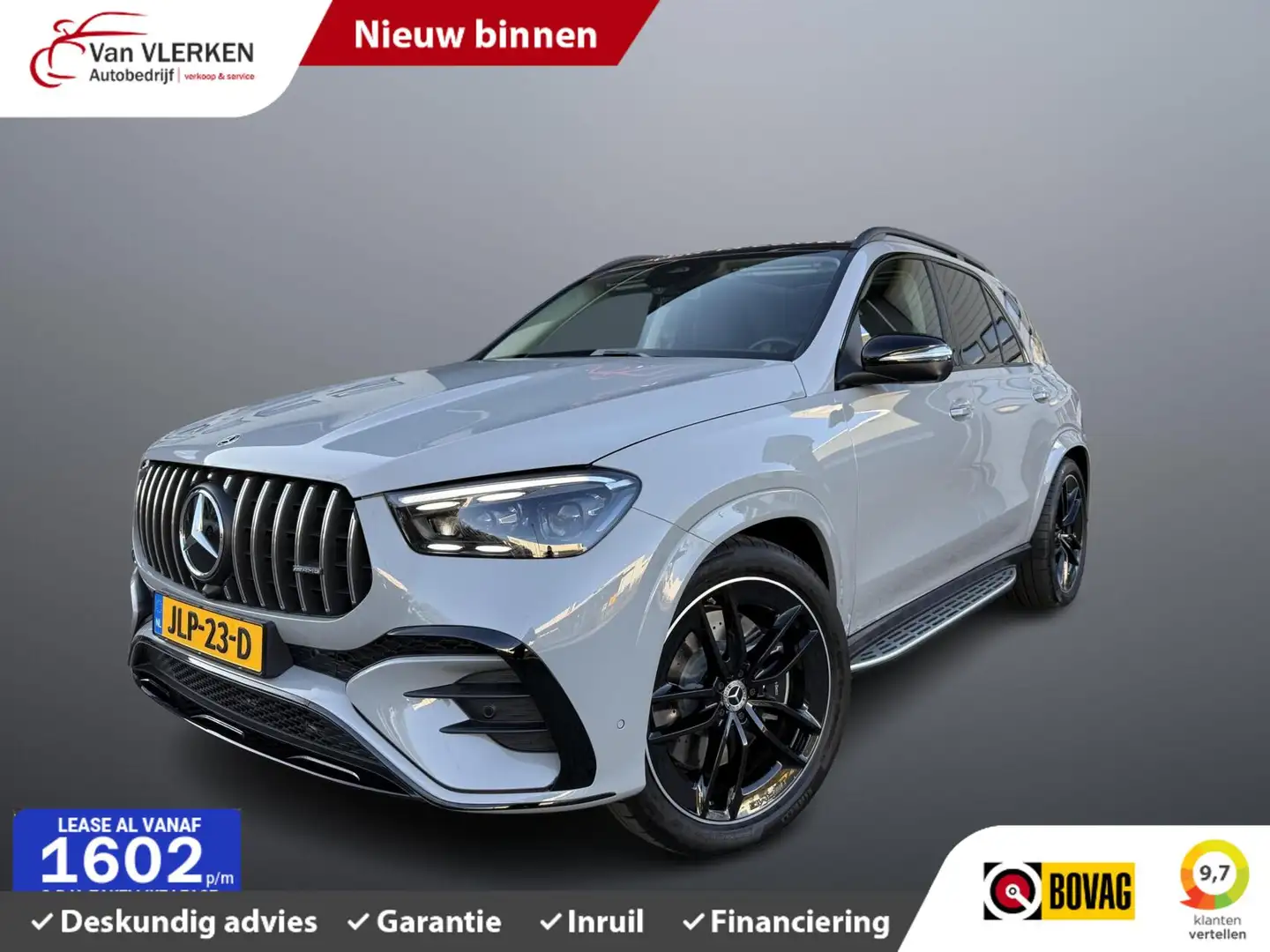 Mercedes-Benz GLE 400 e 4MATIC AMG PANORAMADAK Grau - 1