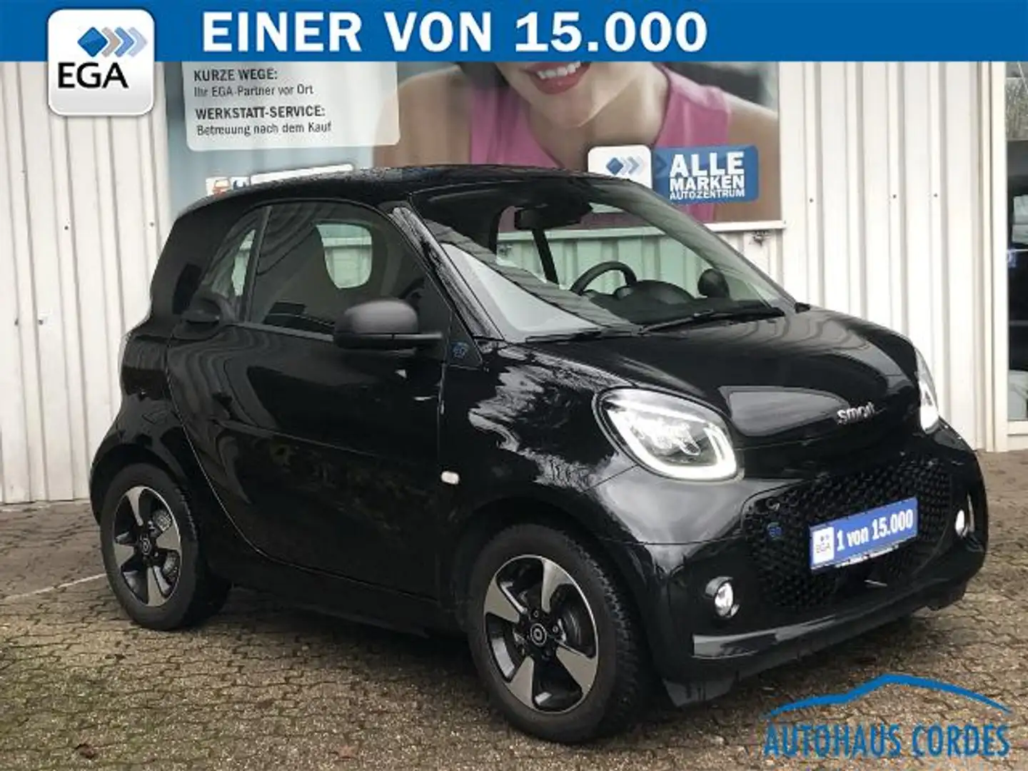 smart forTwo EQ*EXCLUSIVE*PANO*PTS*ALU*CAM*MEDIA*LED*SHZ*JBL*22 Schwarz - 1