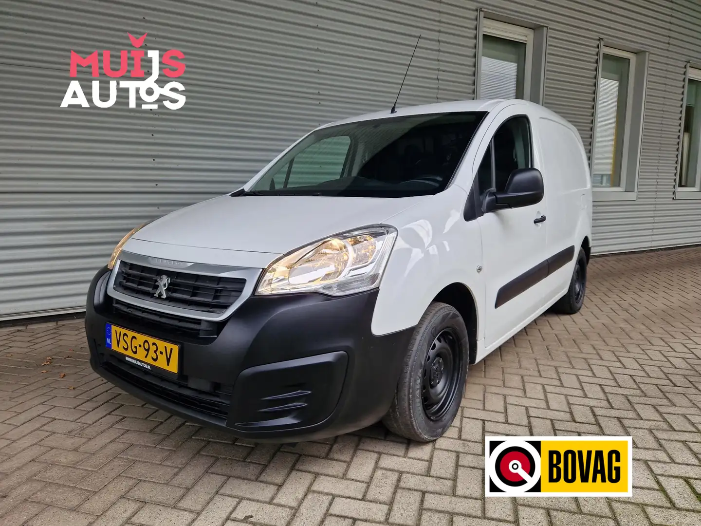 Peugeot Partner 120 1.6 BlueHDi 75 L1 Pro Blanc - 1