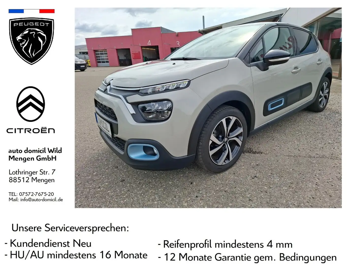 Citroen C3 110PS - Elle - Beige - 1