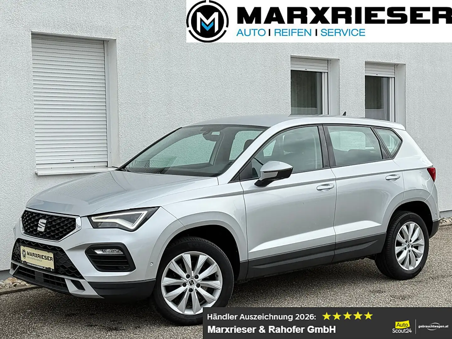 SEAT Ateca 2,0TDI| WinterPaket |Parkassistent |Lenkradheiz... Silber - 1
