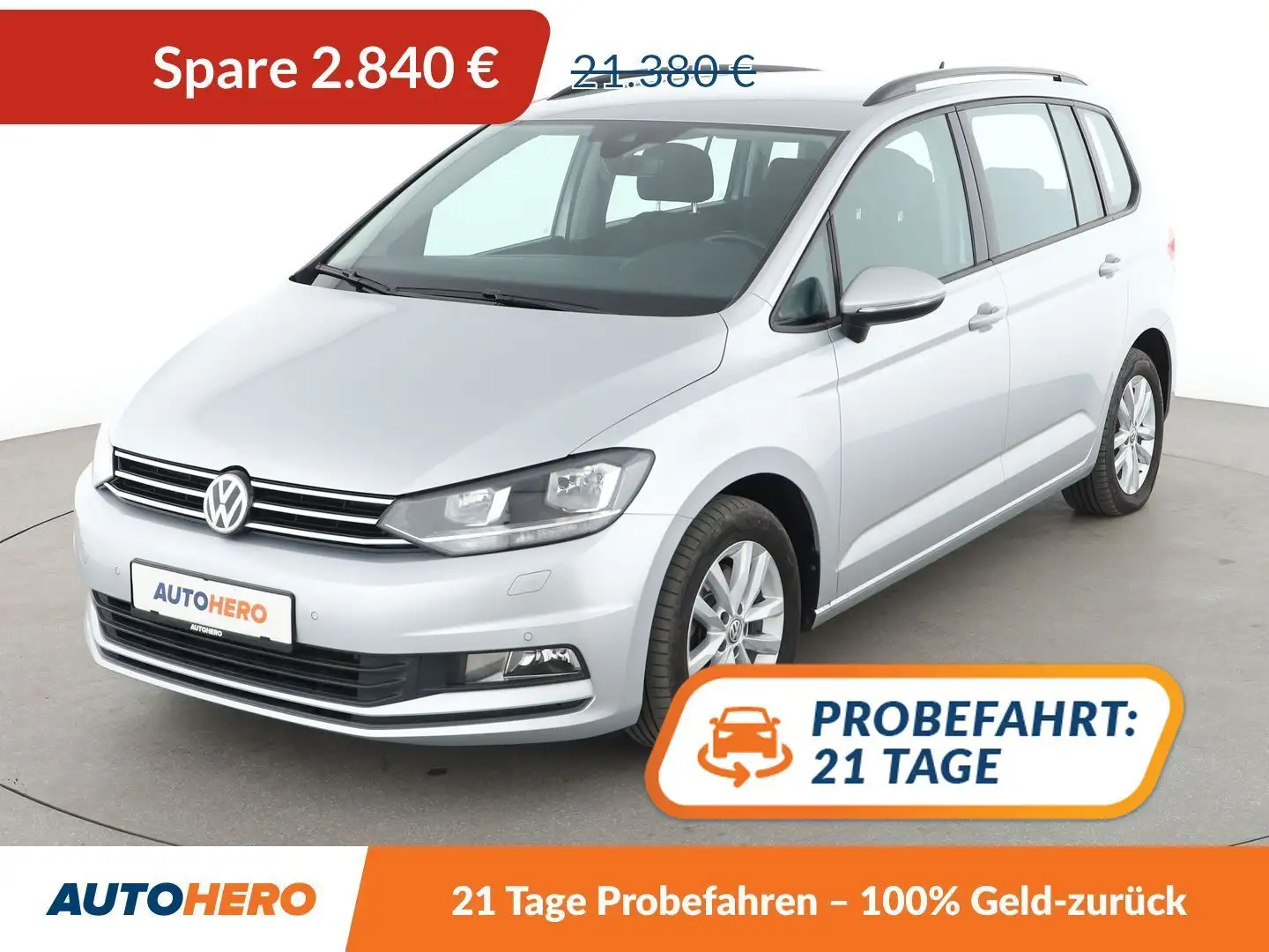 Volkswagen Touran 2.0 TDI Comfortline BlueMotion Tech Aut.*NAVI*ACC* Gris - 1