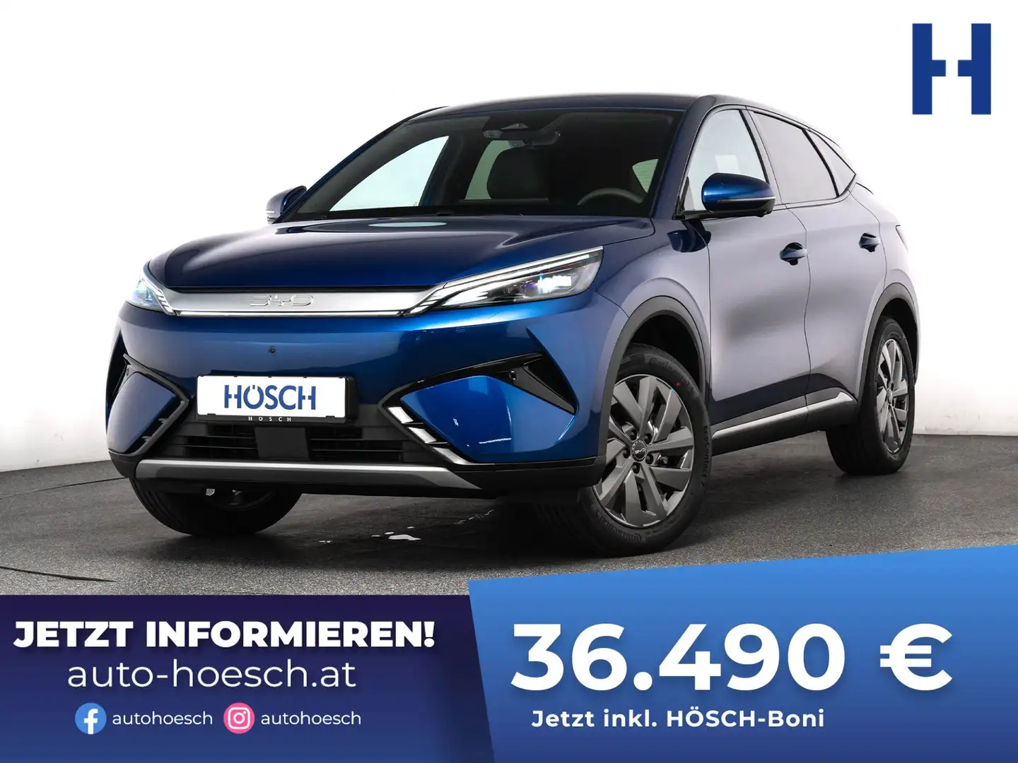 BYD Atto 3 EVO DESIGN 74,8 kWh SITZKÜHLUNG TAGESZULASSUNG Blau - 1