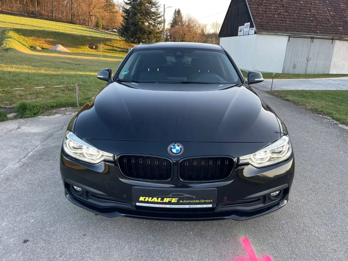 BMW 318 Baureihe 3 Touring 318 d Advantage Fekete - 2