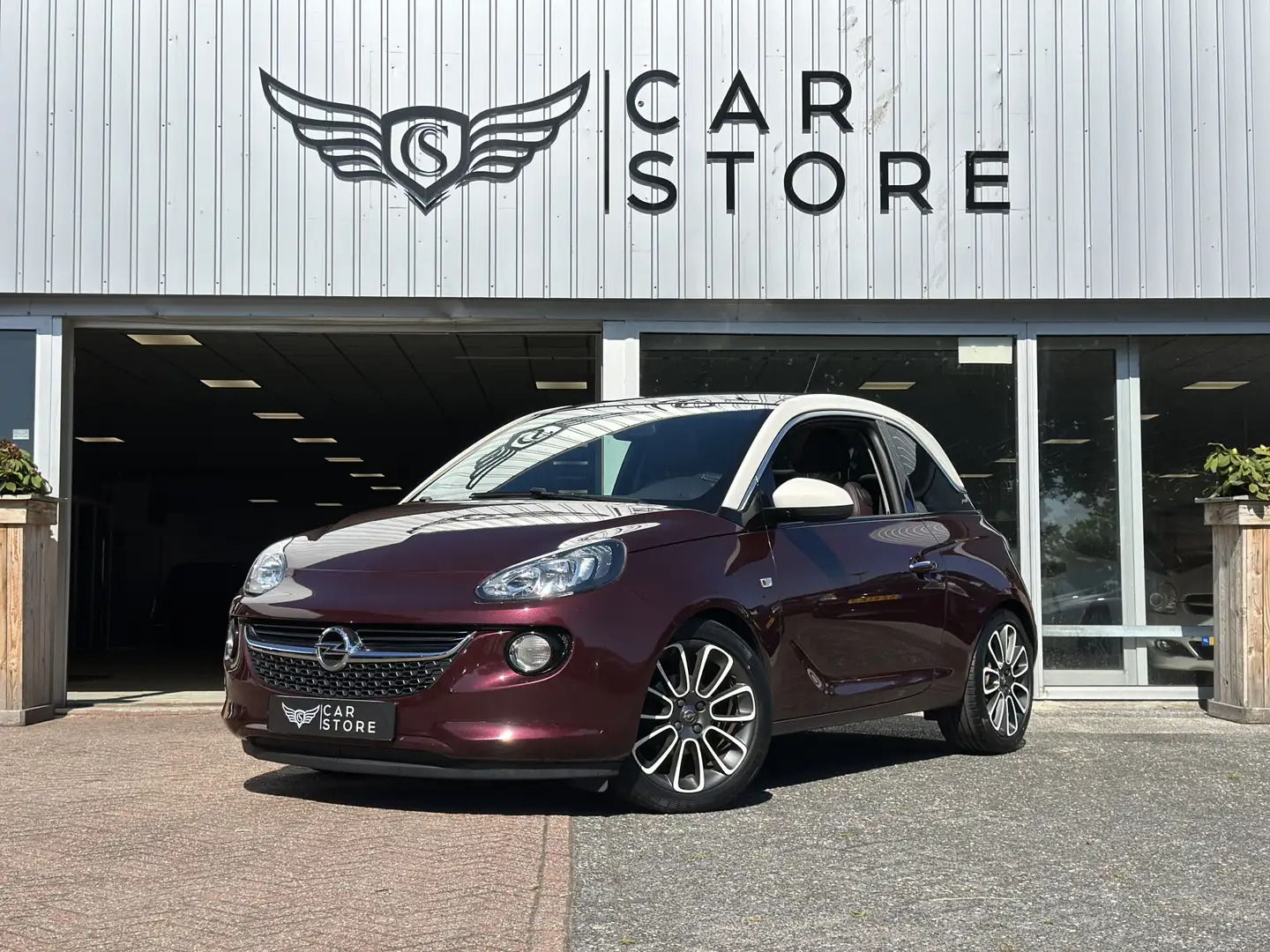 Opel Adam 1.2 Slam |PANO|CLIMA|STOEL+STUUR VWM|DEALER OH Paars - 1