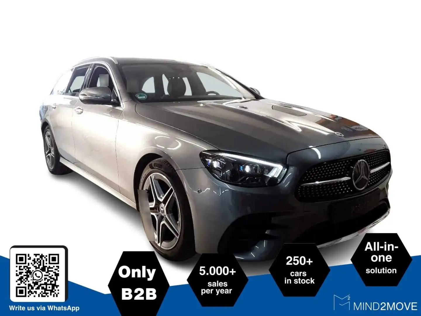 Mercedes-Benz E 220 T d AMG Line (EURO 6d) Grau - 1