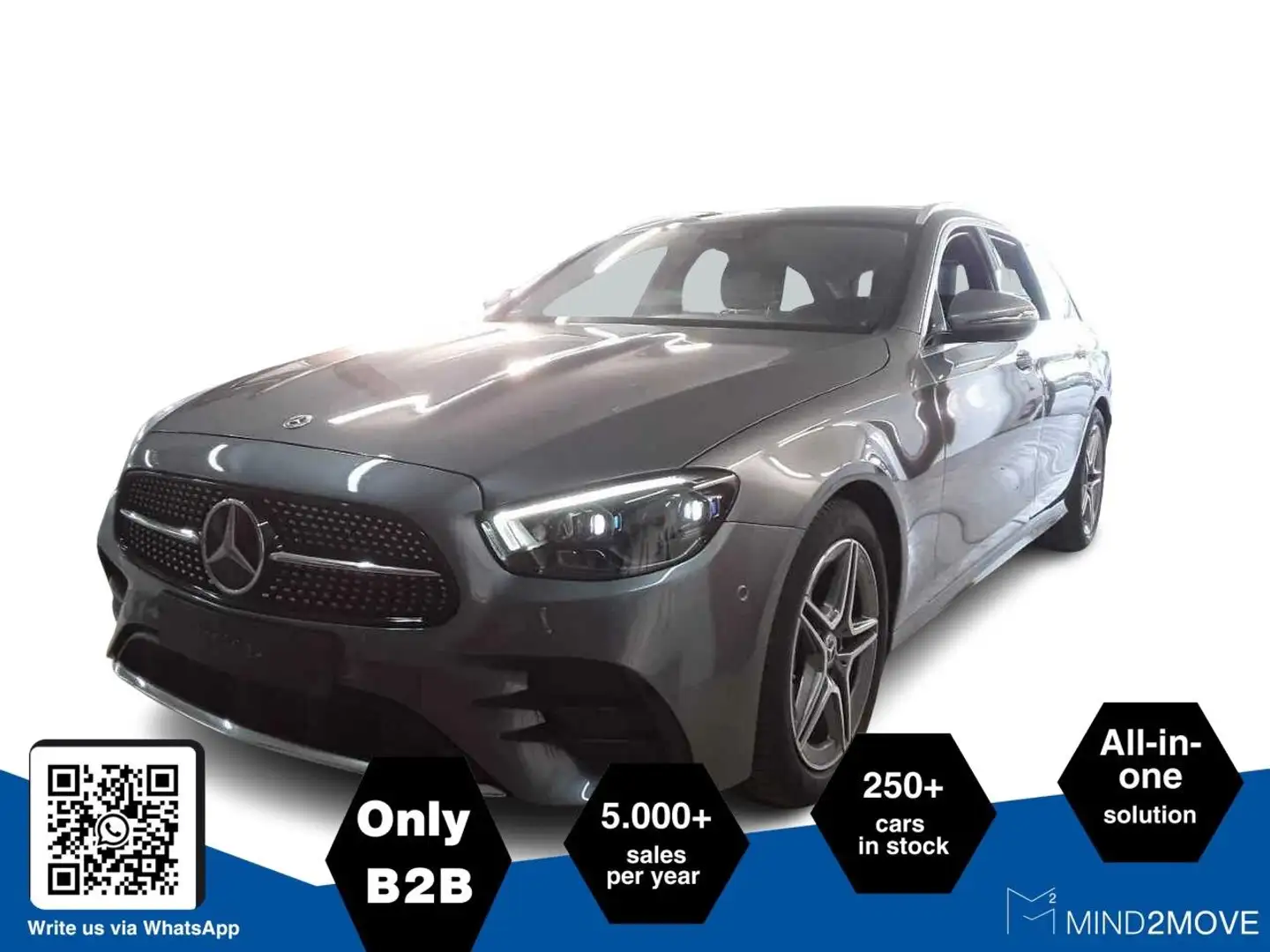 Mercedes-Benz E 220 T d AMG Line (EURO 6d) Grau - 2
